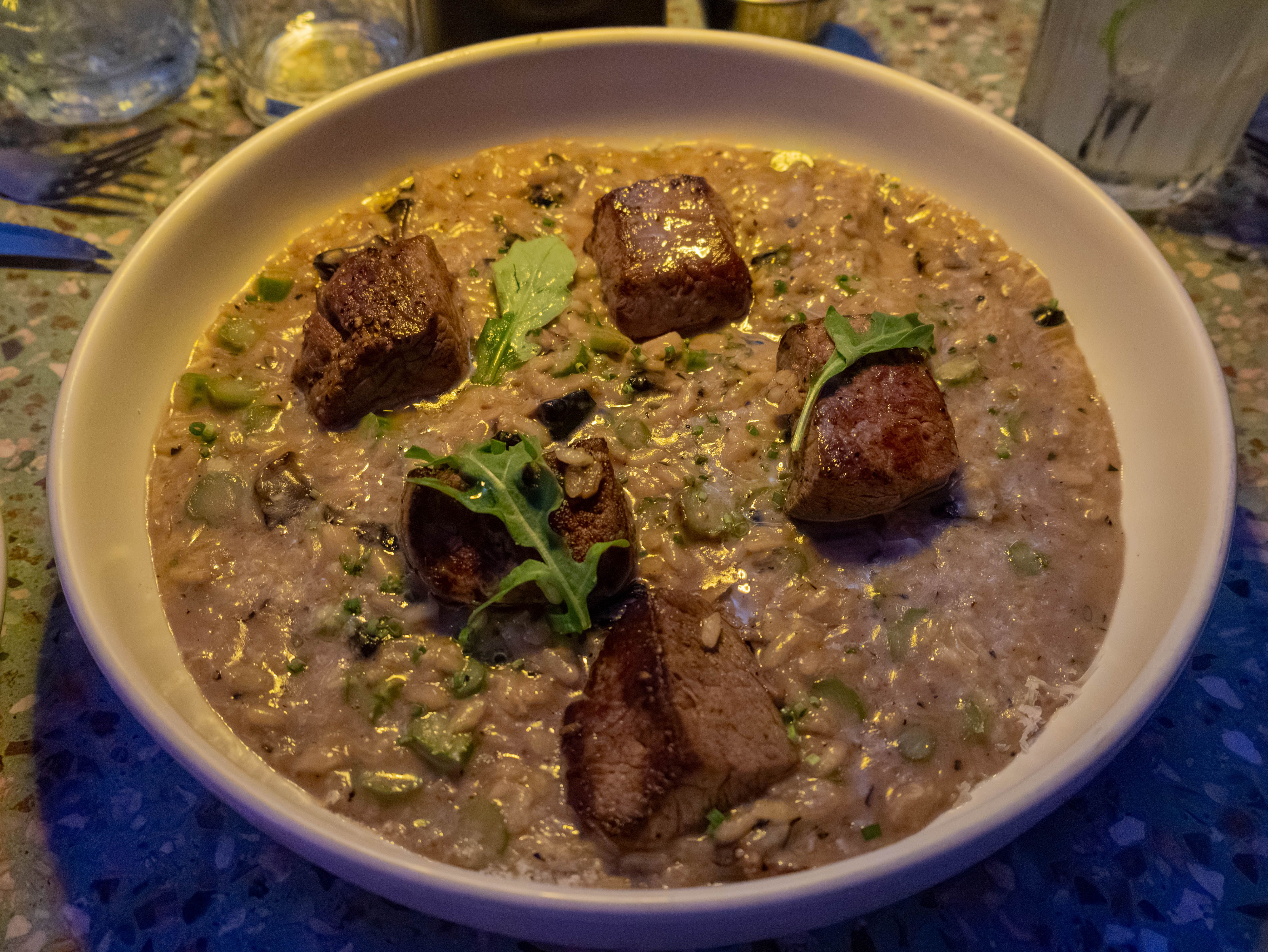 The chef's risotto