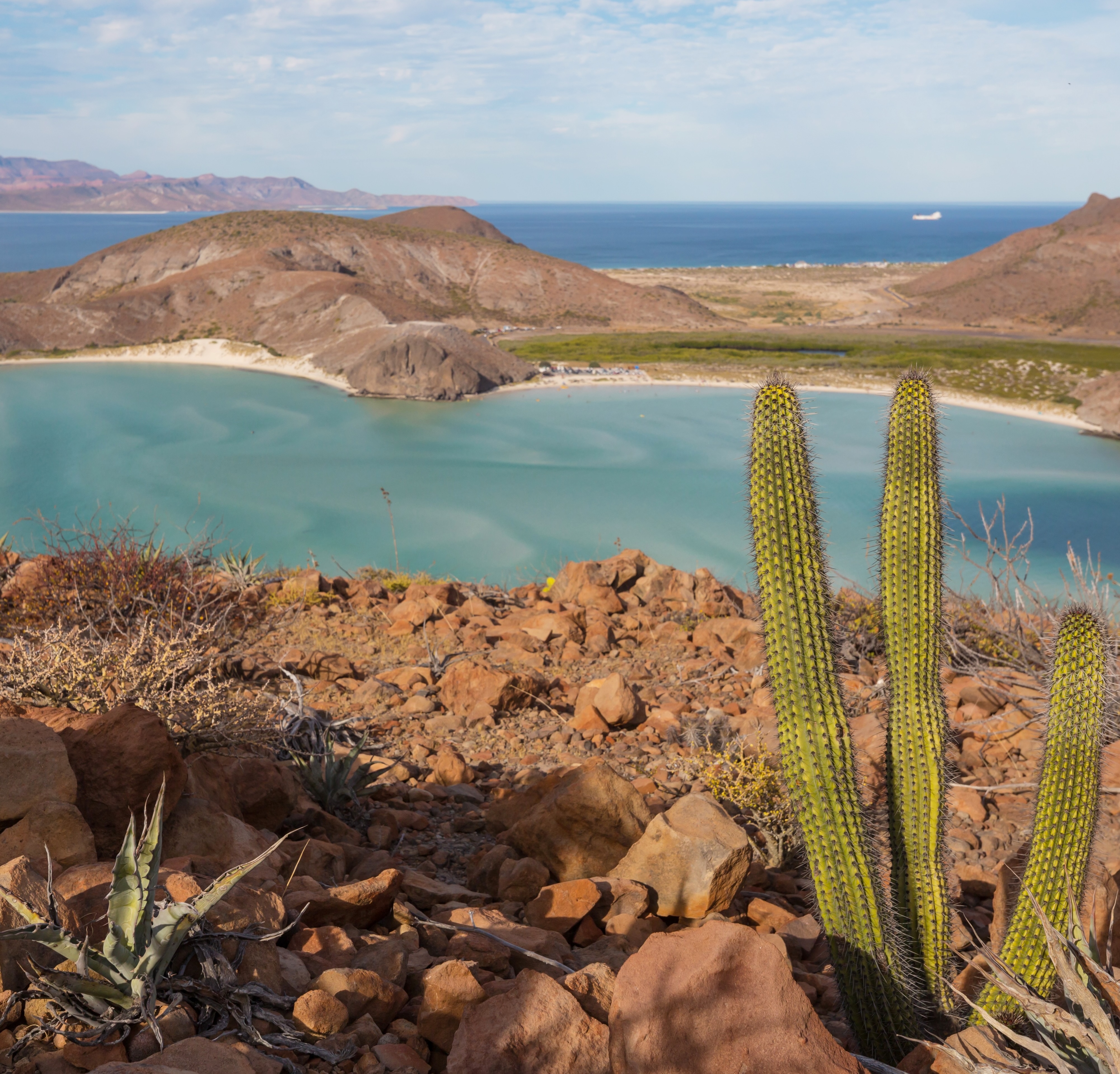 Street scene in Todos Santos, one option for a private Baja day trip